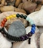 7 Chakra memory wire bangle -Version 2 - Image 1