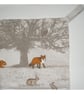 Pot Holder Oven Grab Pad Kitchen Mat Fox Rabbit Squirrel Owl - Image 1