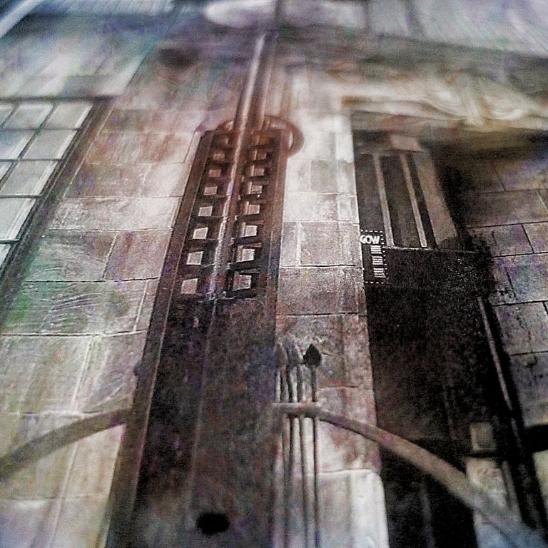 Detail of Glasgow School of Art, Fine Art print