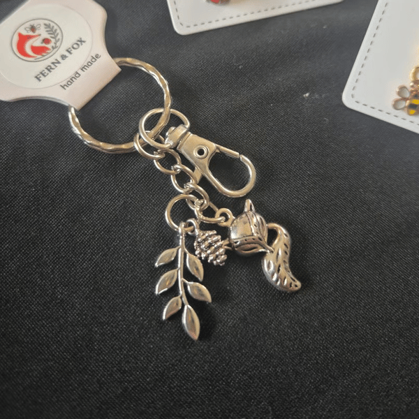 FERN AND FOX BAG CHARMS 
