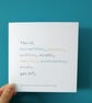 You've got this card, you have got this card, positive thoughts, support - Image 1