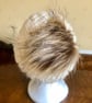 Hand Knitted Aran Hat with removable pom pom - Image 5