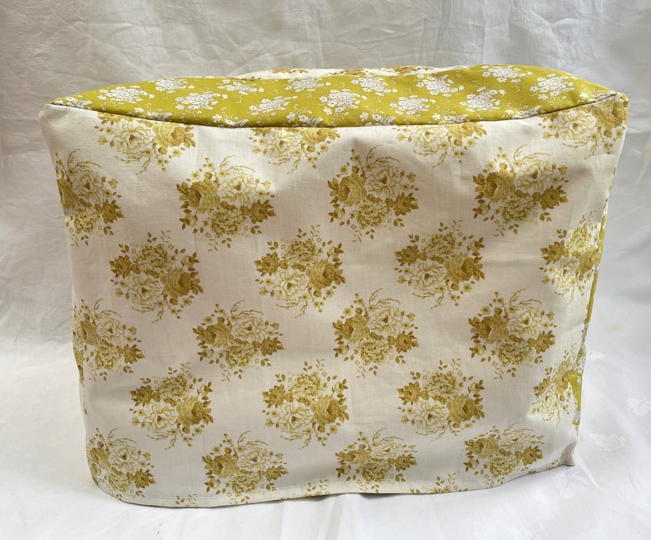 Sewing Machine Fabric Cover Rose Print