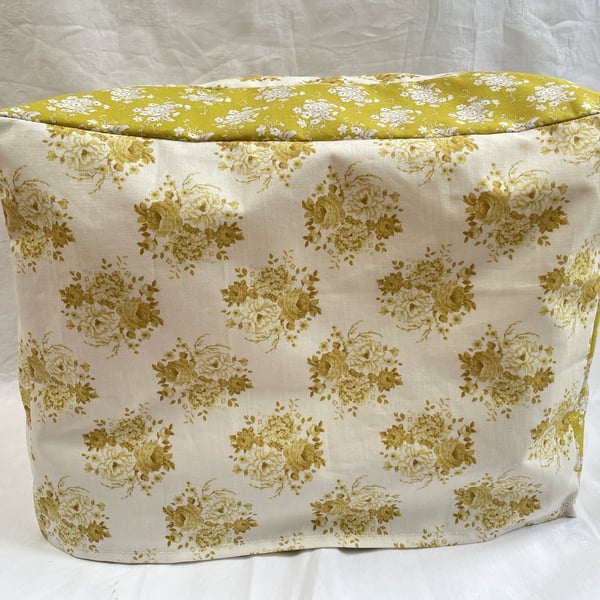 Sewing Machine Fabric Cover Rose Print