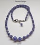 Designer 'A'A Grade 85ct Tanzanite Sterling Silver Necklace  - Image 6