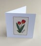 Embroidered Tulips Mother's Day Card - Image 2