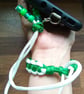 Mobile phone paracord safety wriststrap 