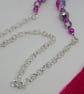 Fuchsia Tassel Necklace - Image 8
