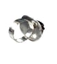 Citrine Druzy Adjustable Statement Ring Sterling Silver Chunky Crystal Jewellery - Image 8