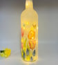 Decoupage bottle light with tulips, summer flowers, floral design - Image 7
