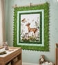 Hand Quilted Forest Friends Baby Quilt