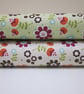 Riley Blake Little Matryoshka Flower Pattern Green Fabric Fat Quarter - Image 5