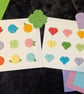 3D Origami Greeting Card - 9 Rose or 9 Heart