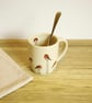 Small Mug - Robins (Long Legs) - Image 1
