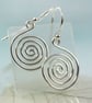 Celtic Spiral Pendant in Sterling Silver Pagan Viking - Image 8