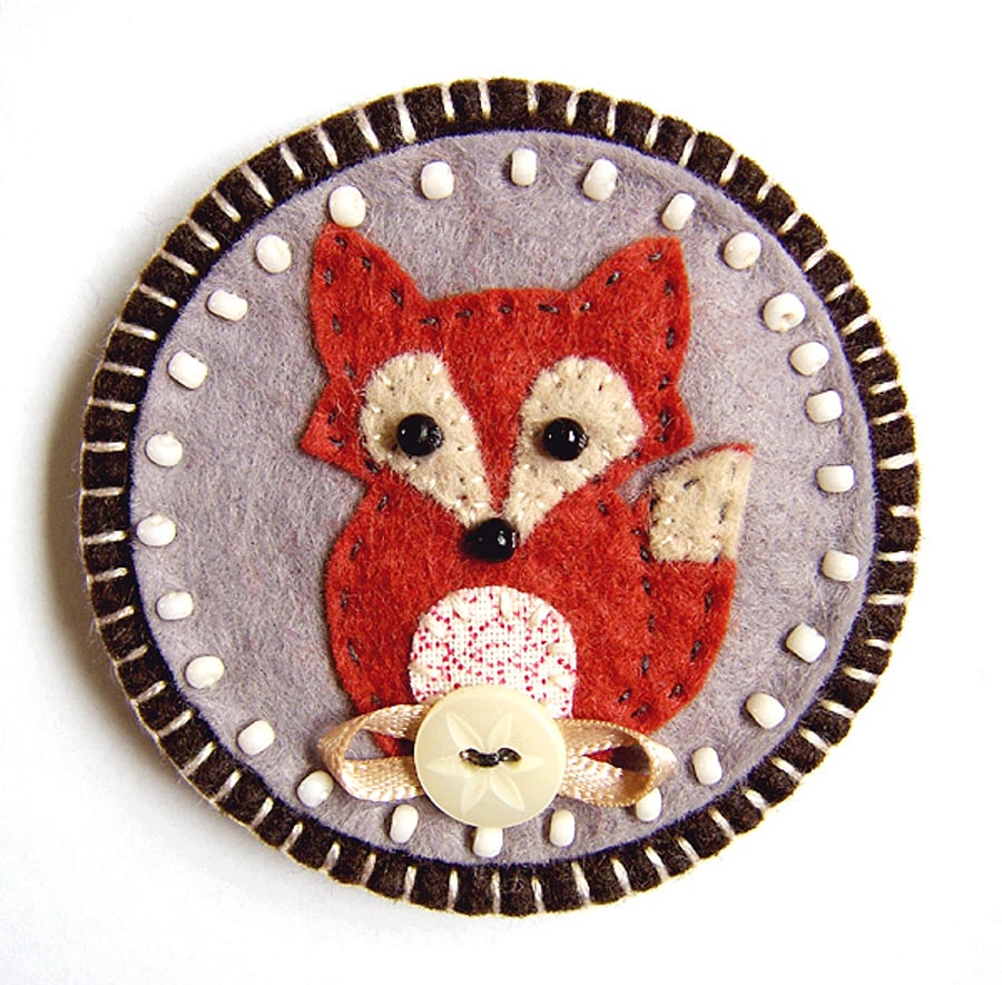 Fox Brooch