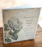 Vintage Botanical Greeting Card. Handmade Parchment Paper Card.  - Image 5