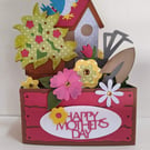 Mothers Day Garden Box Pop Up Card
