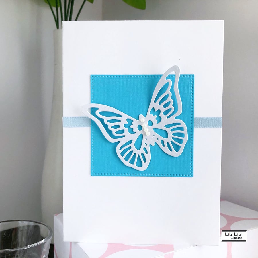 Butterfly All Occasions card by Lily Lily Handmade 