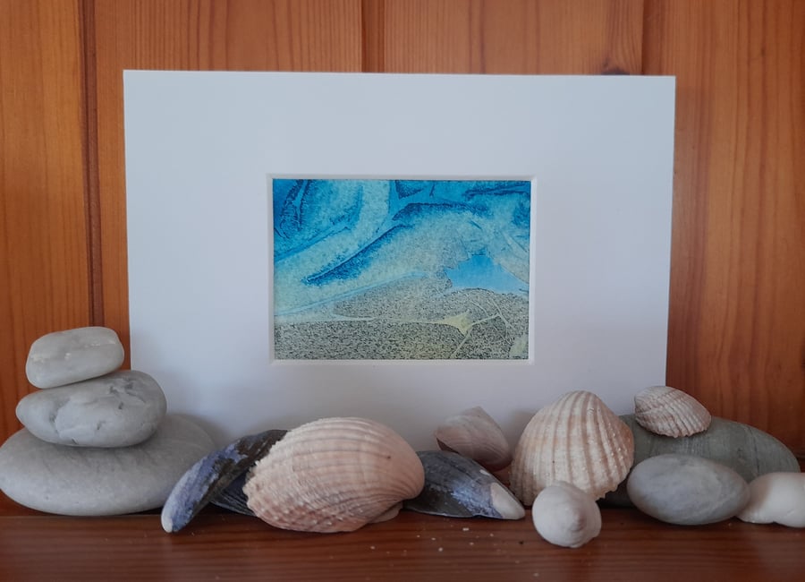 Sand & Sea, an original painting