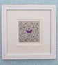 Butterfly Garden hand-stitched embroidery inspired by nature, intricate,detailed - Image 3