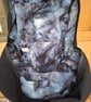 Black denim backpack - Image 2