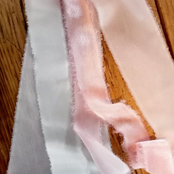 Ready Made Bridal Bouquet Silk Ribbon Curation