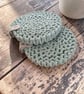 Macrame Chunky Round Coaster - Boho Style - Pair - Image 7