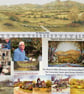 The Malvern Peaks . Annotated with hill names and heights. Large size .  - Image 4
