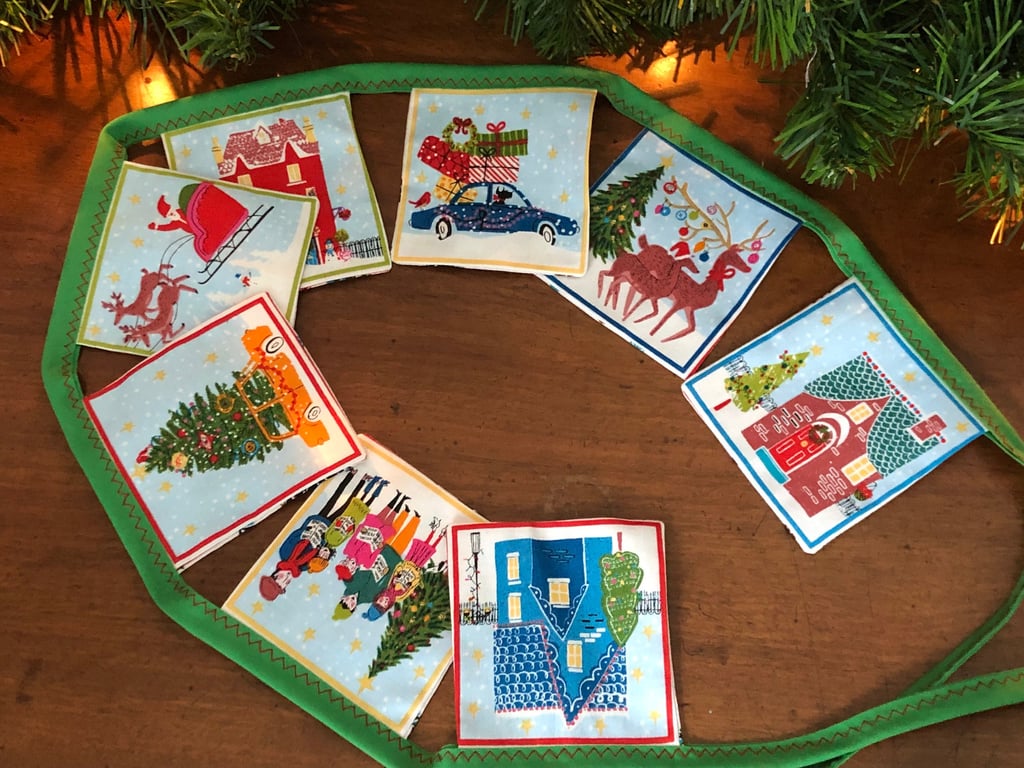 Handmade Christmas Bunting Garland Christmas bunting Christmas Garland Christmas