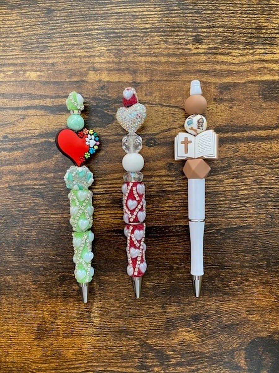 Mid-size Decorated Pens (includes one refill)