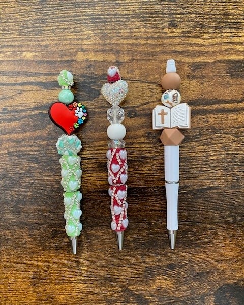 Mid-size Decorated Pens (includes one refill)