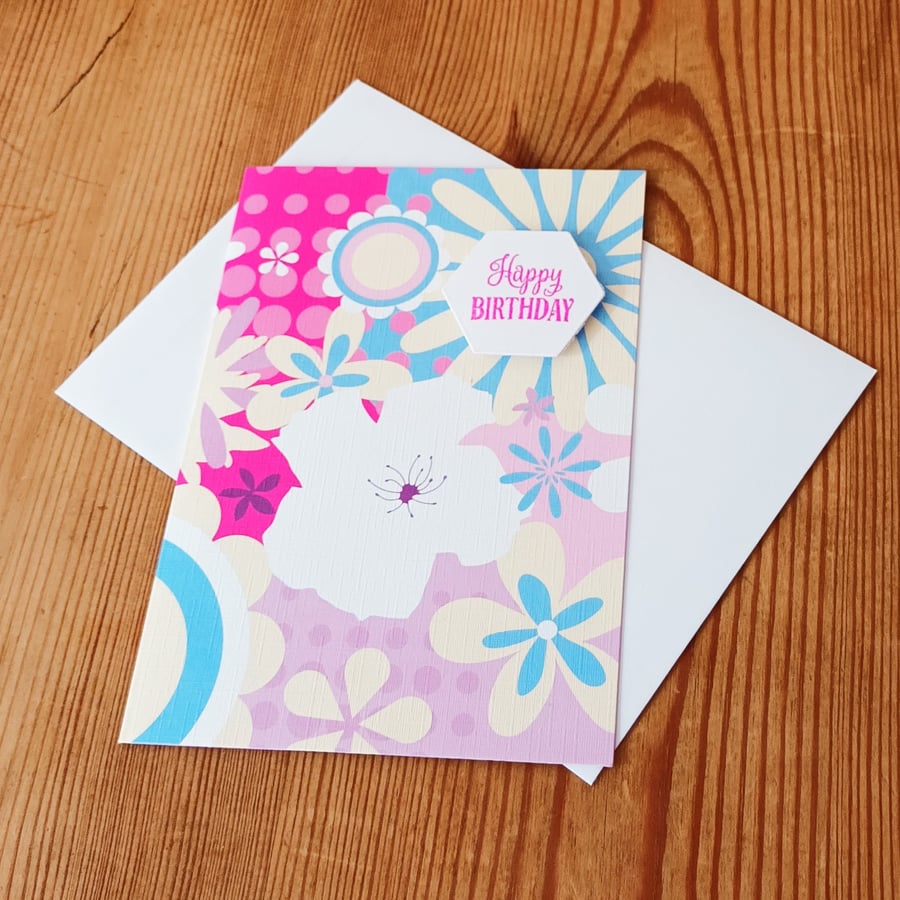 Floral Birthday Card