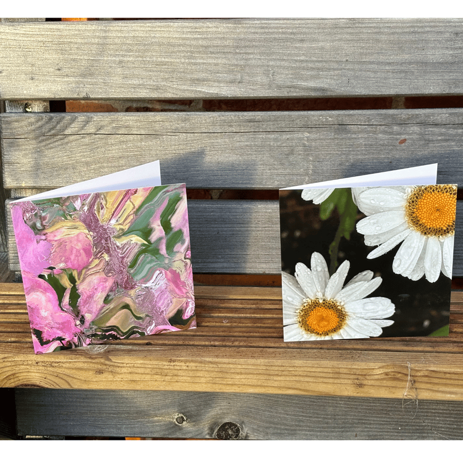 Blank Cards made from original artists photos - Fiesta and Winter Pond