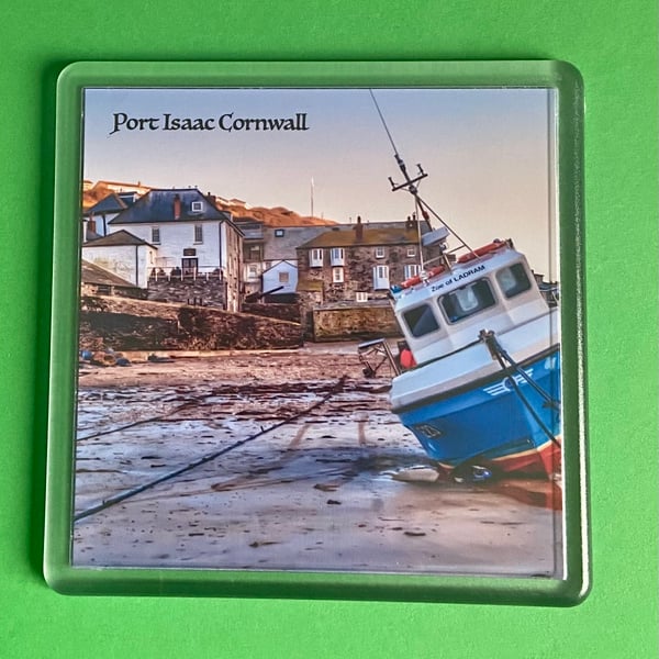 Port Isaac Bay Cornwall - Coaster - Drinks Mat