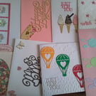 Selection of 8 cards. Ref 540. Summer seconds 