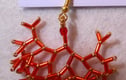 Red earrings