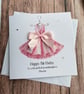 Ballerina Personalised Birthday Card For Her Ballerina Gift Happy Birthday - Image 2