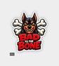 Funny Cheeky Novelty Sticker For Adults - Bad Scary Dog