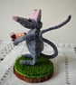 Pizza Mouse - handsewn felt mouse - Image 4