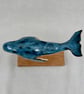 Ceramic Humpback Whale Sculpture, Small Ocean Animal Ornament, Bathroom Shelf - Image 9