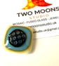 Fused glass lilac dotty cabochon - Image 3