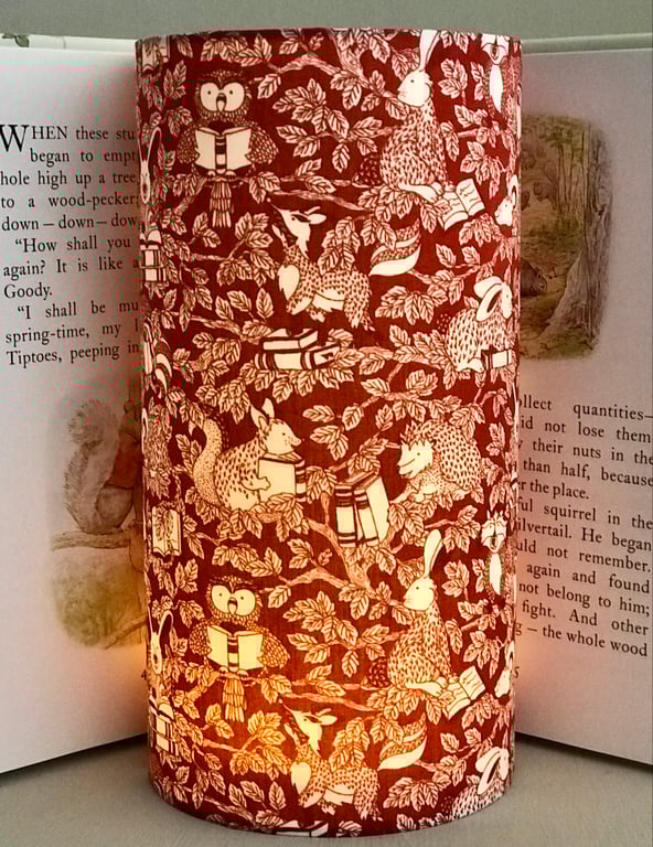 Liberty Woodland Library - Handmade Children Night Light