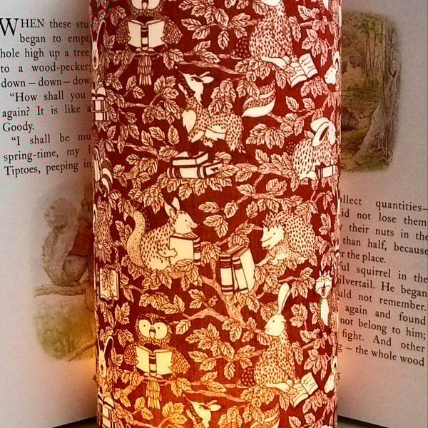 Liberty Woodland Library - Handmade Children Night Light