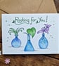 CongratulationsCard, Good Luck Card, Rooting For You Card, Plant Lovers Card - Image 3