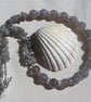 Grey Agate & Labradorite Gemstone Gothic Beaded Statement Necklace "Arabel"
