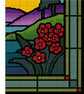 024 - Sunrise Stained Glass Window - Cross Stitch Pattern - Image 3