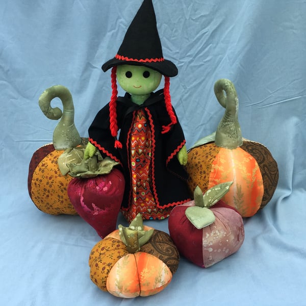 Something for Halloween, Autumn Home Decor, Winnie the Witch, Pumpkins, Harvest.