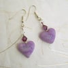  Purple Haze Hearts Earrings