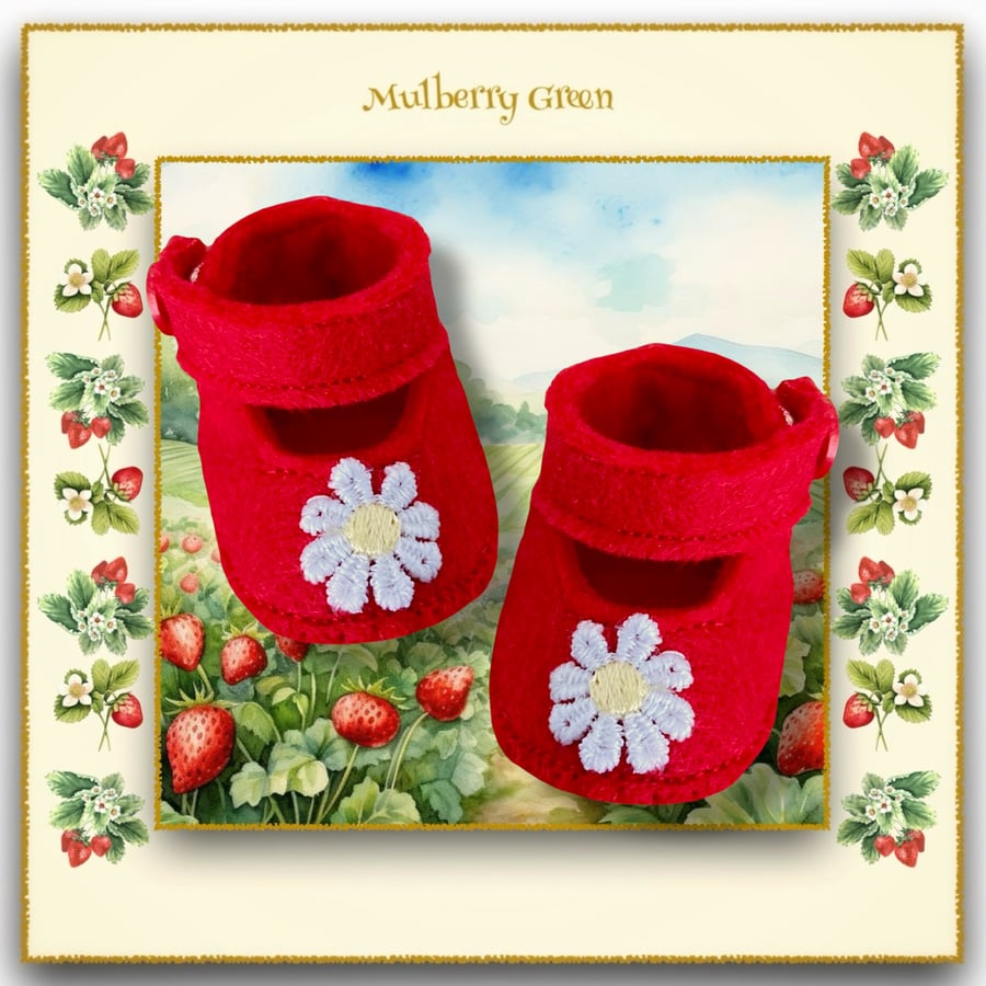Red Oops a Daisy Shoes